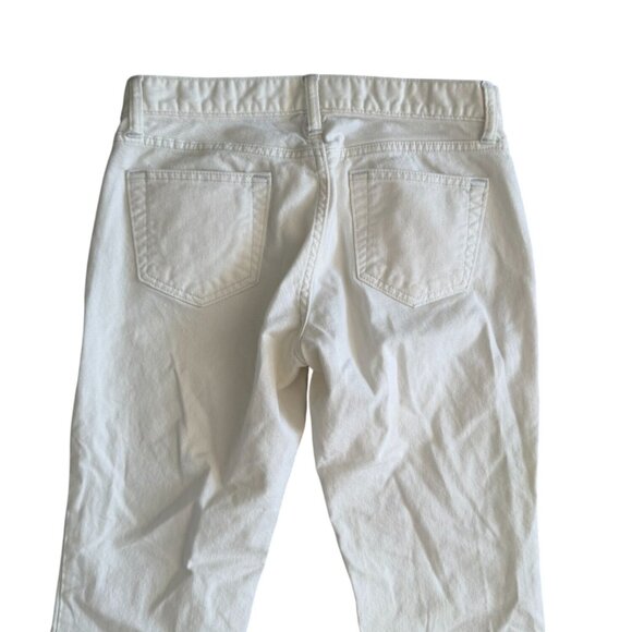 GAP Long and Lean White Denim Bootcut Jeans Size 27 - Picture 3 of 10